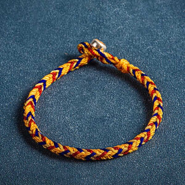 Buddha Stones 'May you be safe and sound all year round' Lucky Multicolored Bracelet - 图片 7