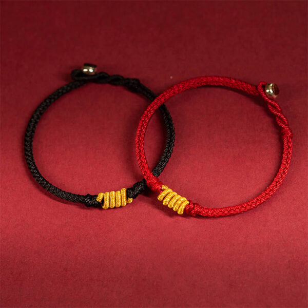Handcrafted King Kong Knot Luck Protection Braid Rope Bracelet - 图片 2