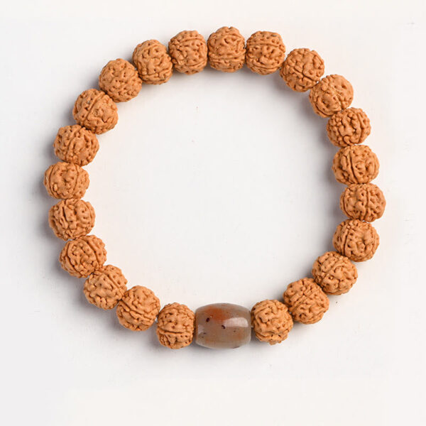 Tibet Rudraksha Bodhi Seed Wealth Auspiciousness Bracelet - 图片 17