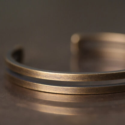 Buddha Stones Rustic Copper Luck Viking Cuff Bracelet - 图片 13