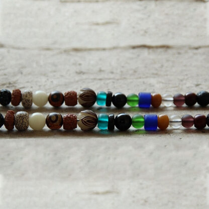 Buddha Stones Tibet 108 Mala Beads Nine Palaces Bagua Bodhi Seed Yak Bone Vajra Harmony Bracelet - 图片 6