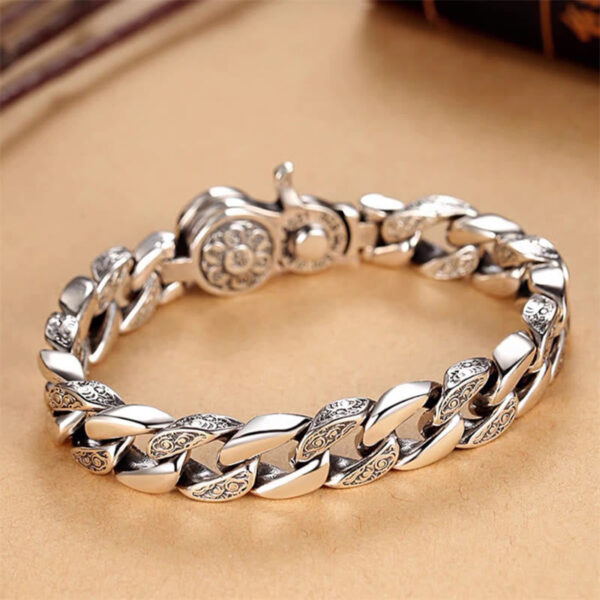 Tibet Om Mani Padme Hum Double Dorje Vajra Creativity Bracelet - 图片 2