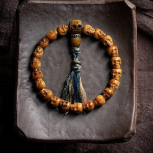 Tibetan Yak Bone The Lord Of The Corpse Forest Pattern Strength Bracelet