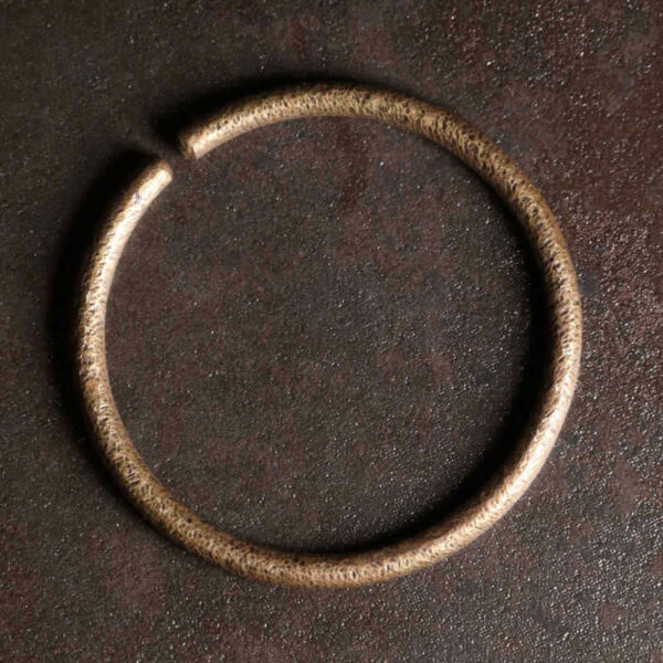 Buddha Stones Rustic Design Copper Balance Adjustable Cuff Bracelet - 图片 3