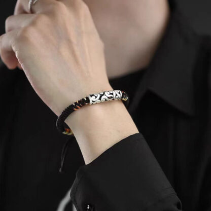 Copper Auspicious Clouds Luck String Bracelet - 图片 5