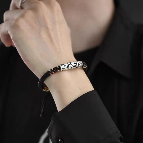 Copper Auspicious Clouds Luck String Bracelet - 图片 5