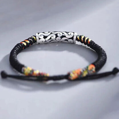 Copper Auspicious Clouds Luck String Bracelet - 图片 3