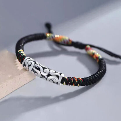 Copper Auspicious Clouds Luck String Bracelet - 图片 2