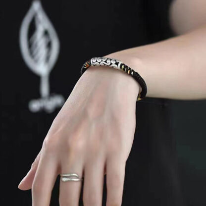 Copper Auspicious Clouds Luck String Bracelet - 图片 7
