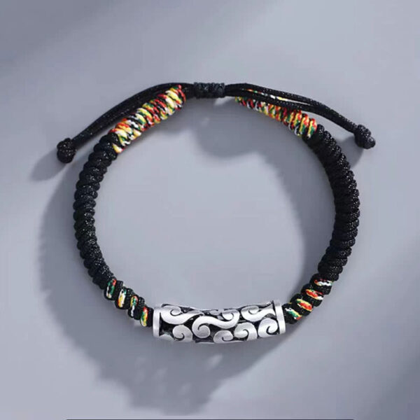 Copper Auspicious Clouds Luck String Bracelet - 图片 8
