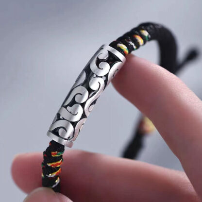 Copper Auspicious Clouds Luck String Bracelet - 图片 4