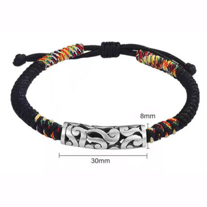 Copper Auspicious Clouds Luck String Bracelet - 图片 9