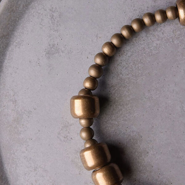 Vintage Copper Brass Blance Wealth Bracelet - 图片 4