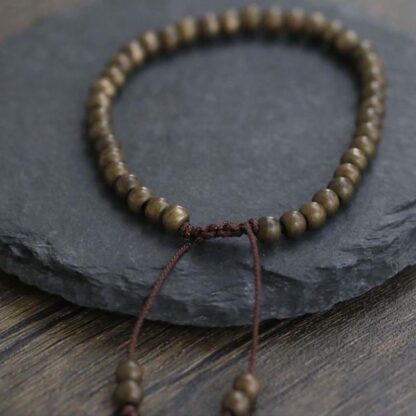 Copper Brass Beads Balance Wealth Simple Bracelet - 图片 4