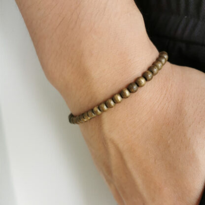 Copper Brass Beads Balance Wealth Simple Bracelet - 图片 5