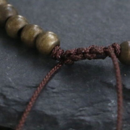 Copper Brass Beads Balance Wealth Simple Bracelet - 图片 9