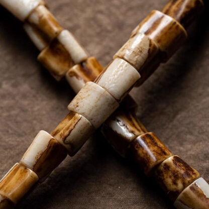 Tibetan Deer Bone Yak Bone Lucky Balance Bracelet - 图片 8