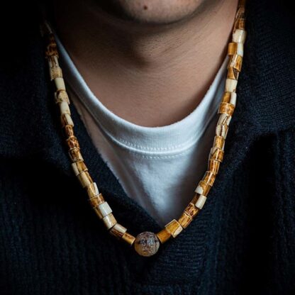 Tibetan Deer Bone Yak Bone Lucky Balance Bracelet - 图片 9