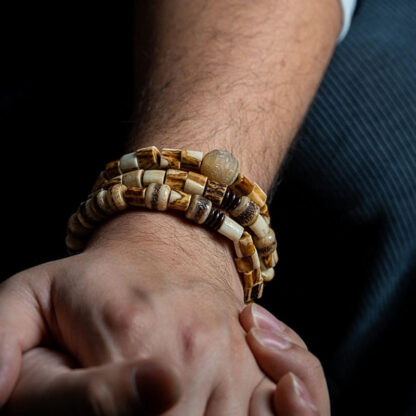 Tibetan Deer Bone Yak Bone Lucky Balance Bracelet - 图片 10