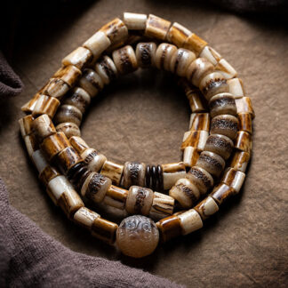 Tibetan Deer Bone Yak Bone Lucky Balance Bracelet