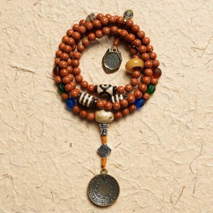 Tibet Bodhi Seed 108 Mala Beads Wisdom Peace Bracelet Necklace - 图片 4