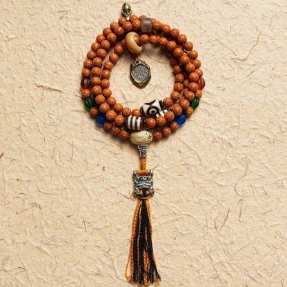 Tibet Bodhi Seed 108 Mala Beads Wisdom Peace Bracelet Necklace - 图片 2