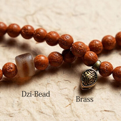 Tibet Bodhi Seed 108 Mala Beads Wisdom Peace Bracelet Necklace - 图片 18
