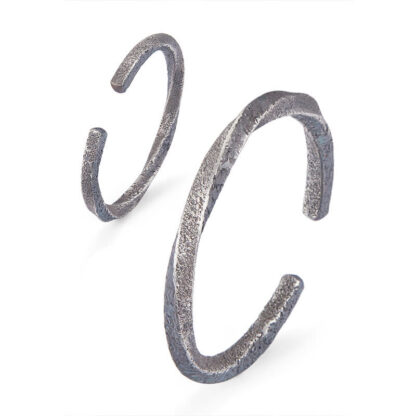Retro 999 Sterling Silver Möbius Loop Eternal Love Cuff Bracelet Bangle - 图片 10