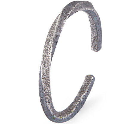 Retro 999 Sterling Silver Möbius Loop Eternal Love Cuff Bracelet Bangle - 图片 9