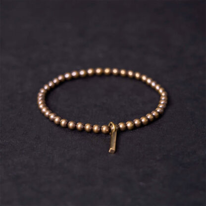 Pure Copper Brass Beads Self Care Healing Bracelet - 图片 2