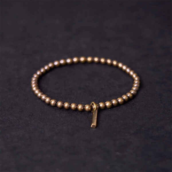 Pure Copper Brass Beads Self Care Healing Bracelet - 图片 2