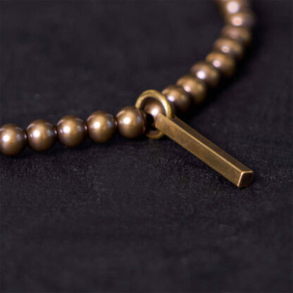 Pure Copper Brass Beads Self Care Healing Bracelet - 图片 4
