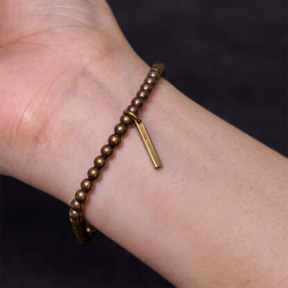 Pure Copper Brass Beads Self Care Healing Bracelet - 图片 7