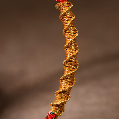 Handmade Chinese Zodiac Natal Buddha Luck Strength Braided Rope Bracelet - 图片 5