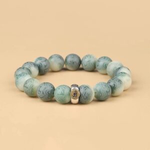 Chinese Zodiac Natal Buddha Bodhi Seed Om Mani Padme Hum Engraved Wisdom Bracelet