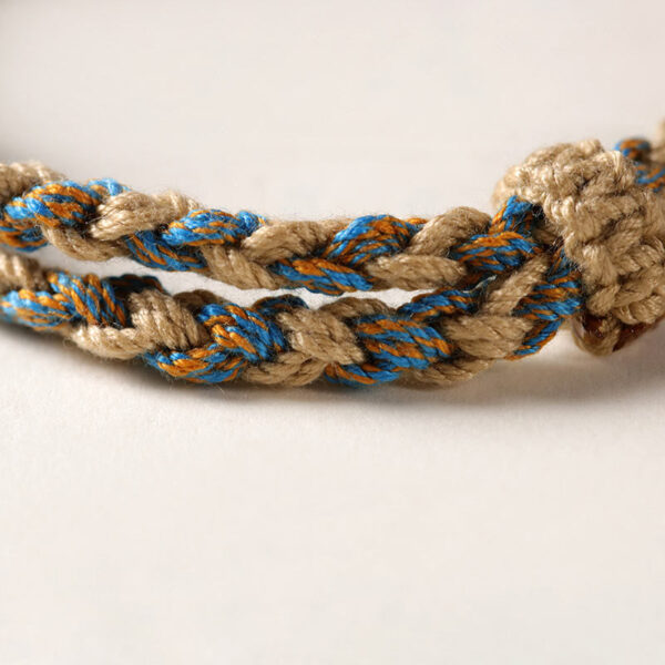 Buddha Stones Tibetan Dzi Bead Wealth  Protection Braided Bracelet - 图片 13