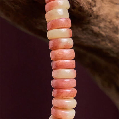 Natural Tibetan Camel Bone Purple Blood Beads Keep Away Evil Spirits Bracelet - 图片 5