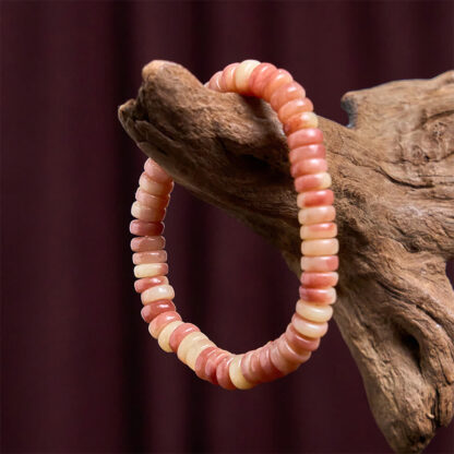 Natural Tibetan Camel Bone Purple Blood Beads Keep Away Evil Spirits Bracelet - 图片 4