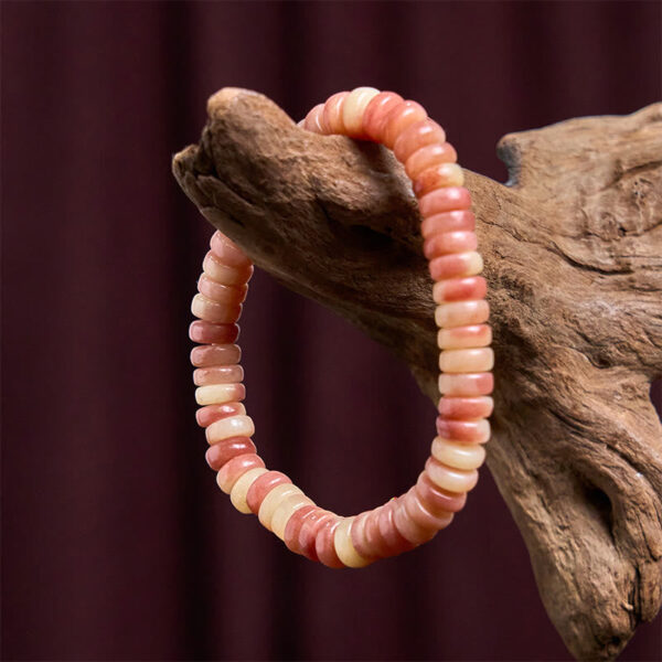 Natural Tibetan Camel Bone Purple Blood Beads Keep Away Evil Spirits Bracelet - 图片 4