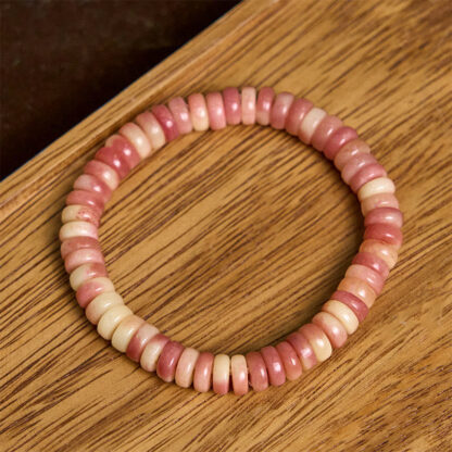 Natural Tibetan Camel Bone Purple Blood Beads Keep Away Evil Spirits Bracelet - 图片 2