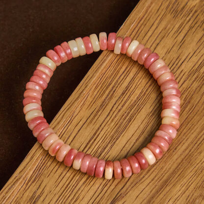 Natural Tibetan Camel Bone Purple Blood Beads Keep Away Evil Spirits Bracelet - 图片 3