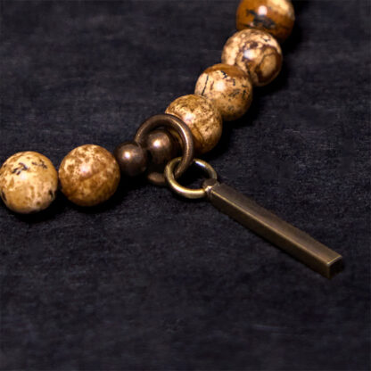 Distressed Design Copper Luck Bracelet - 图片 6