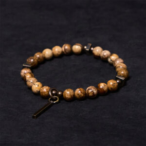 Distressed Design Copper Luck Bracelet