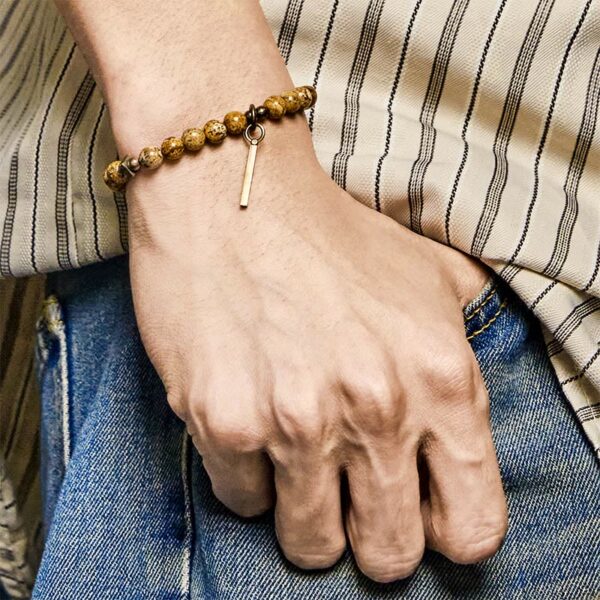 Distressed Design Copper Luck Bracelet - 图片 4