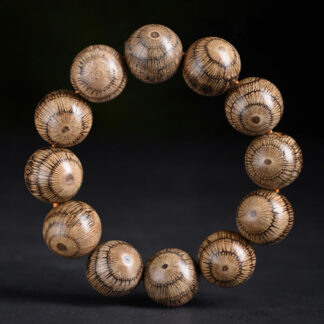 Gnetum Wood Beads Protection Bracelet