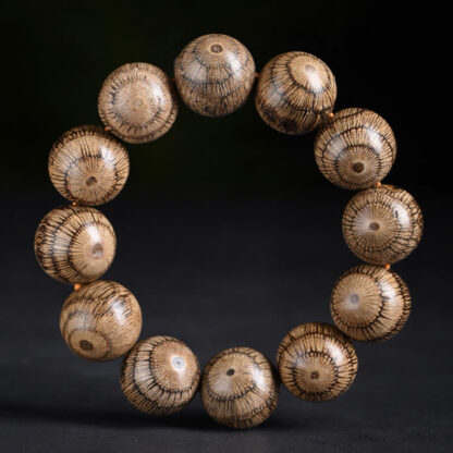 Gnetum Wood Beads Protection Bracelet