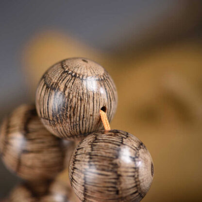Gnetum Wood Beads Protection Bracelet - 图片 11
