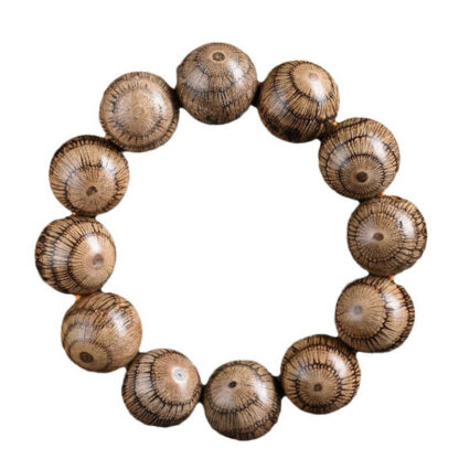 Gnetum Wood Beads Protection Bracelet - 图片 7