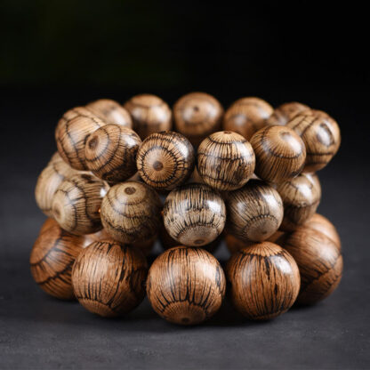 Gnetum Wood Beads Protection Bracelet - 图片 12