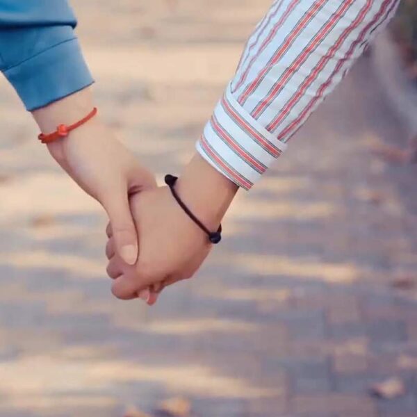 Red String Jade Luck Fortune Knot Braided Couple Bracelet - 图片 21